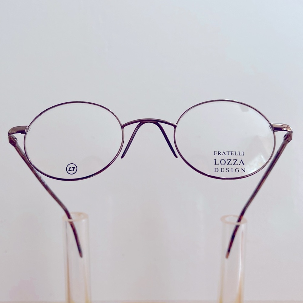 Fratelli Lozza Men’s Round eyeglass frames